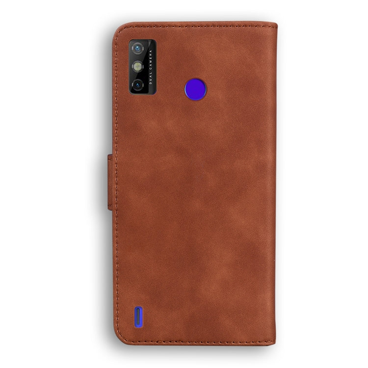 For Tecno Spark GO 2020 / Spark 6 GO Skin Feel Pure Color Flip Leather Phone Case
