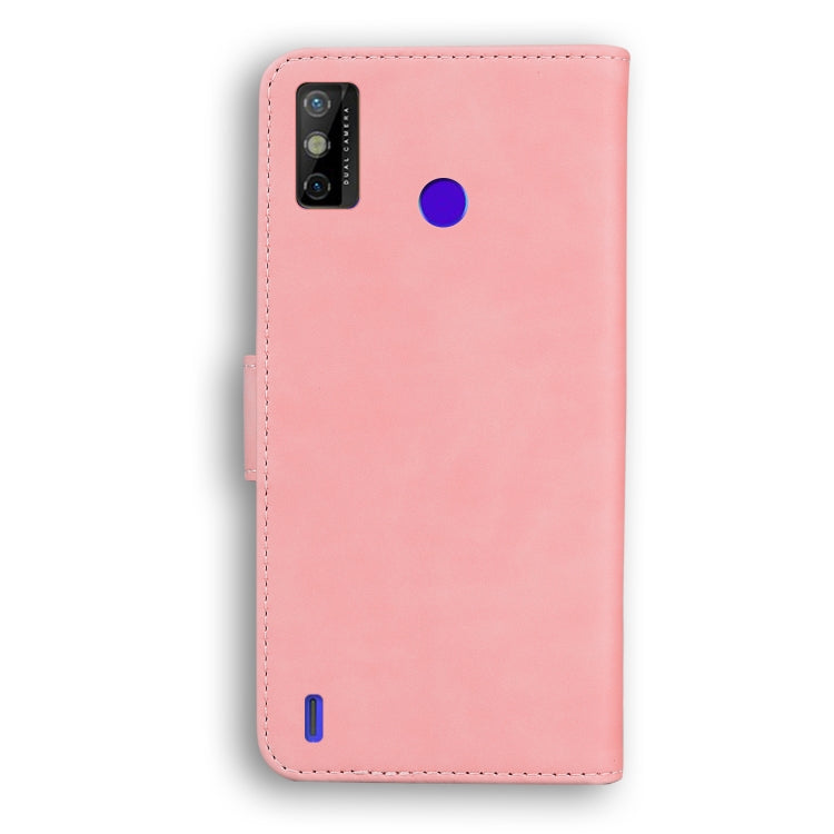 For Tecno Spark GO 2020 / Spark 6 GO Skin Feel Pure Color Flip Leather Phone Case