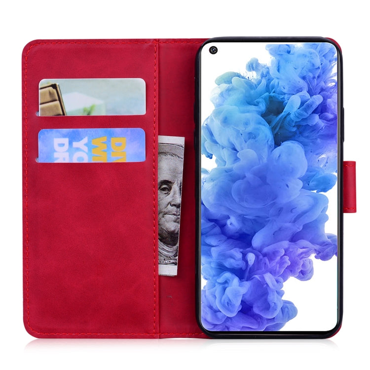 For Tecno Camon 16 Skin Feel Pure Color Flip Leather Phone Case