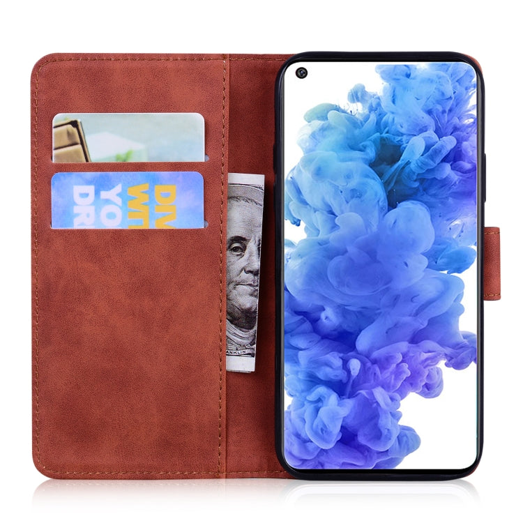 For Tecno Camon 16 Skin Feel Pure Color Flip Leather Phone Case