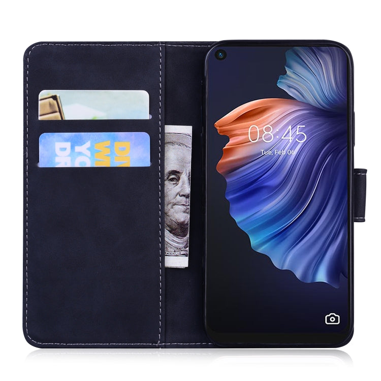 For Tecno Camon 17 Skin Feel Pure Color Flip Leather Phone Case
