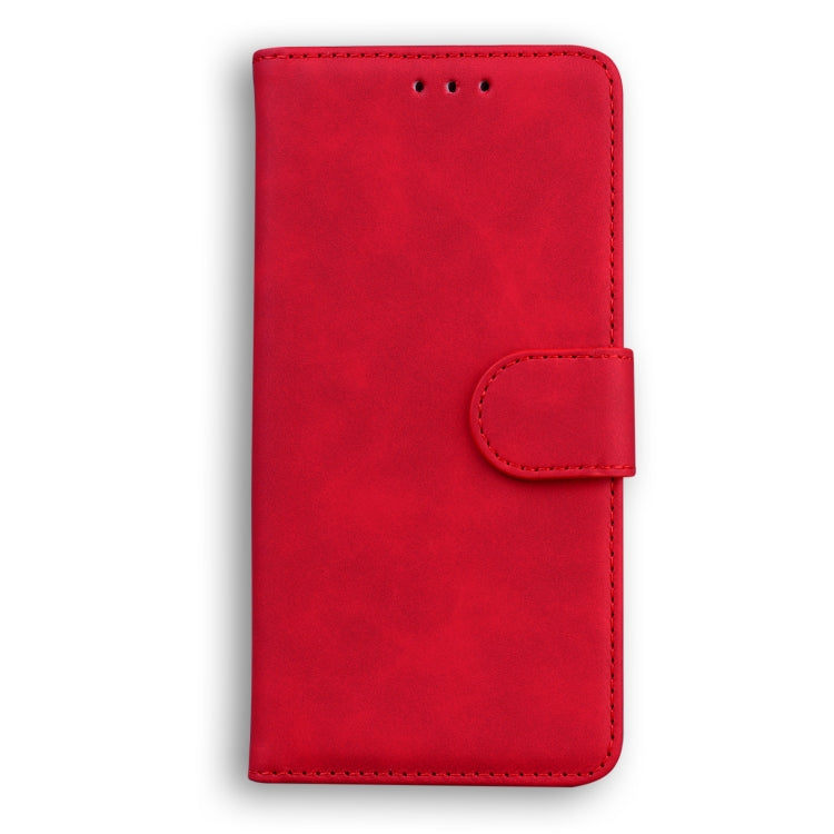 For Tecno Camon 17 Skin Feel Pure Color Flip Leather Phone Case