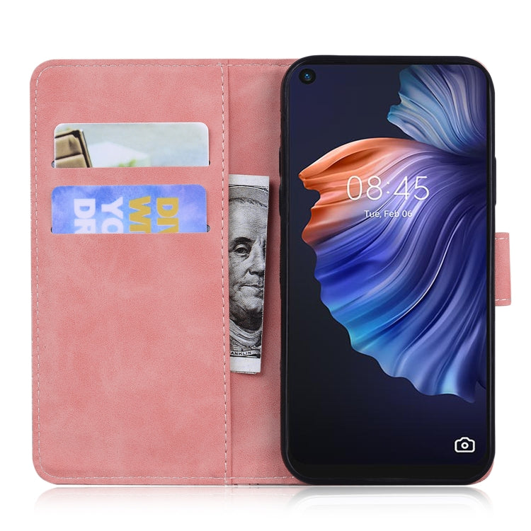 For Tecno Camon 17 Skin Feel Pure Color Flip Leather Phone Case
