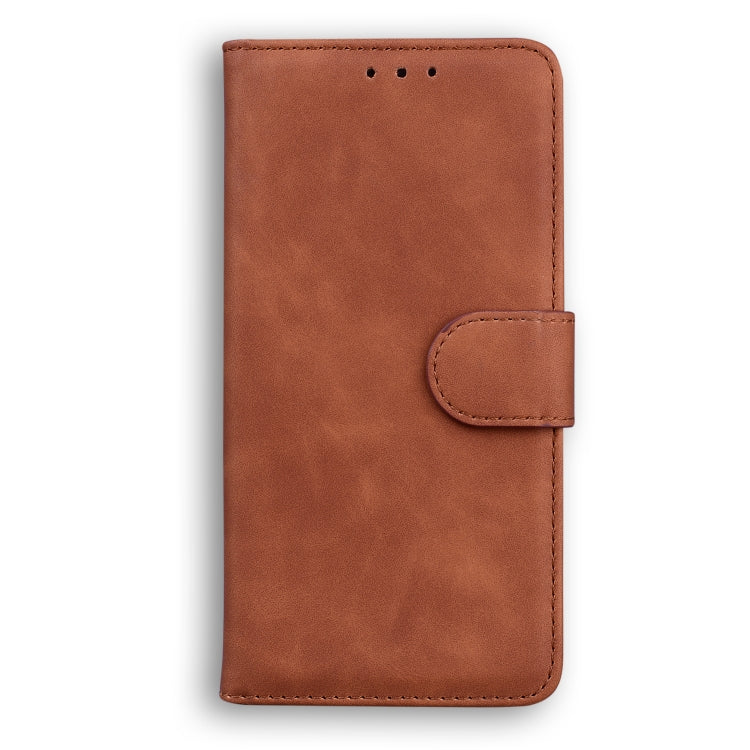 For Tecno Camon 17 Pro Skin Feel Pure Color Flip Leather Phone Case
