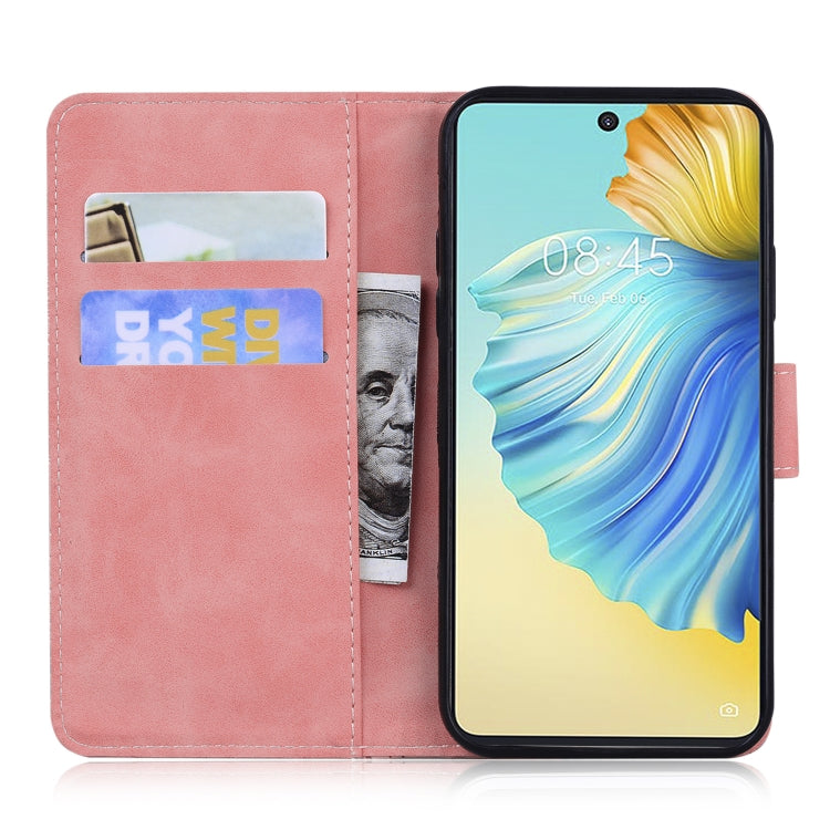 For Tecno Camon 17 Pro Skin Feel Pure Color Flip Leather Phone Case
