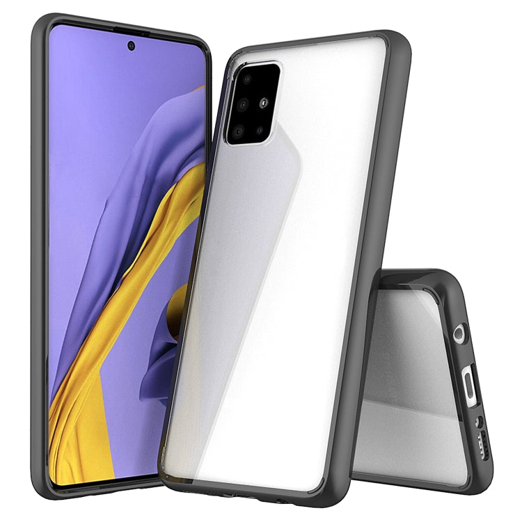 For Galaxy A71 Scratchproof TPU + Acrylic Protective Case
