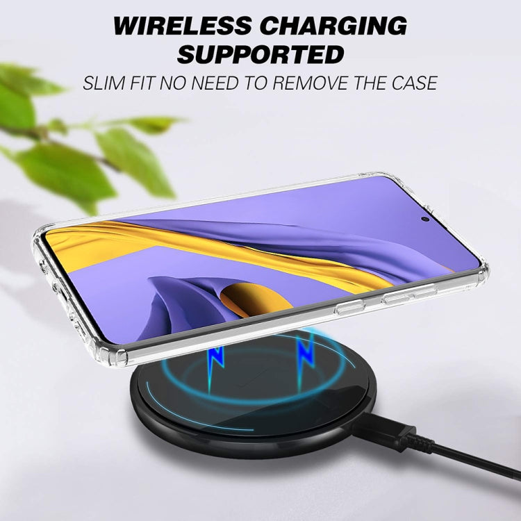 For Galaxy A71 Scratchproof TPU + Acrylic Protective Case