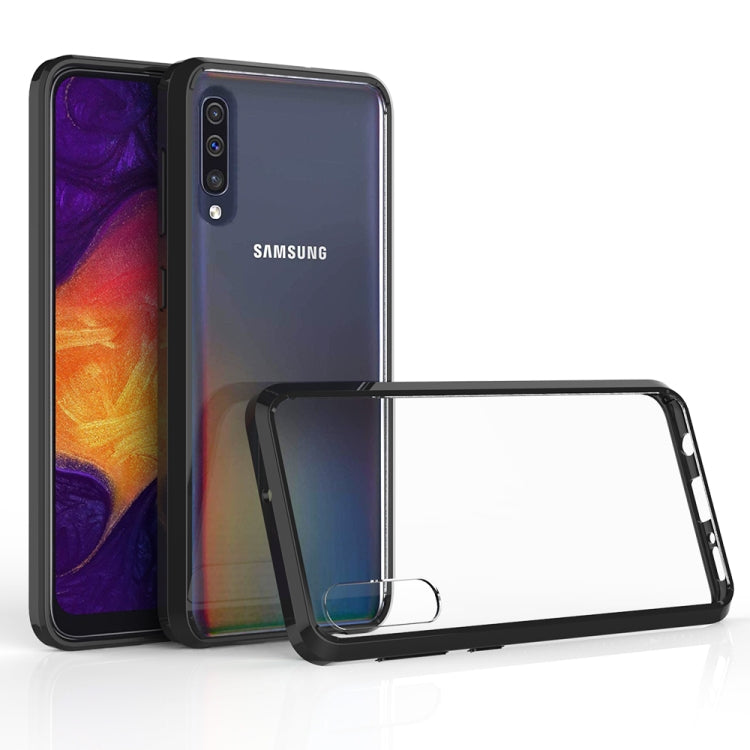 For Galaxy A30s / A50s Scratchproof TPU + Acrylic Protective Case