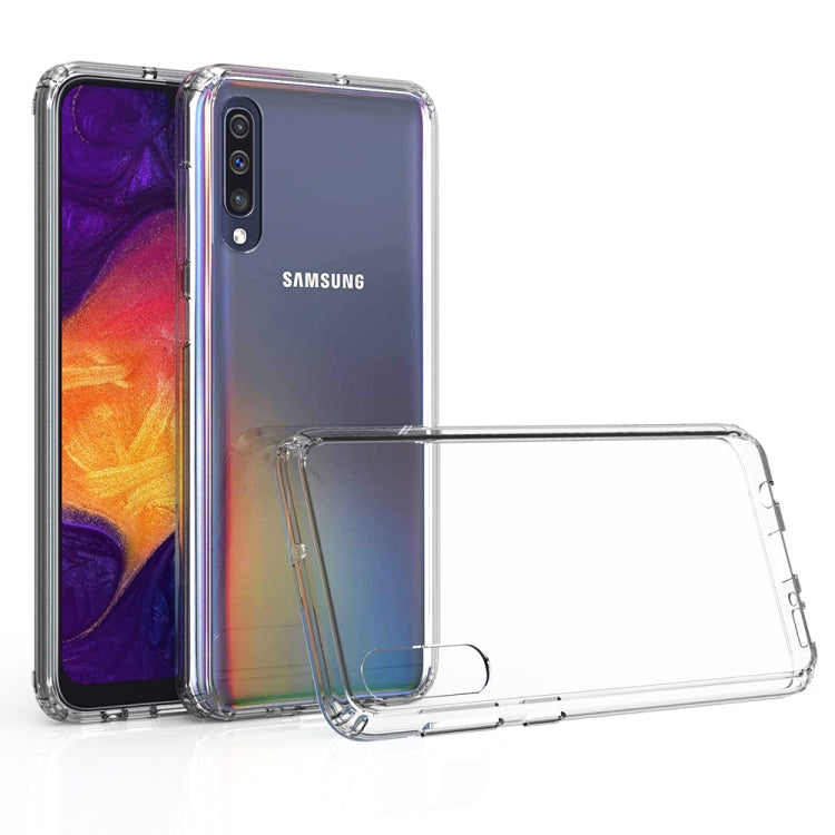 For Galaxy A30s / A50s Scratchproof TPU + Acrylic Protective Case