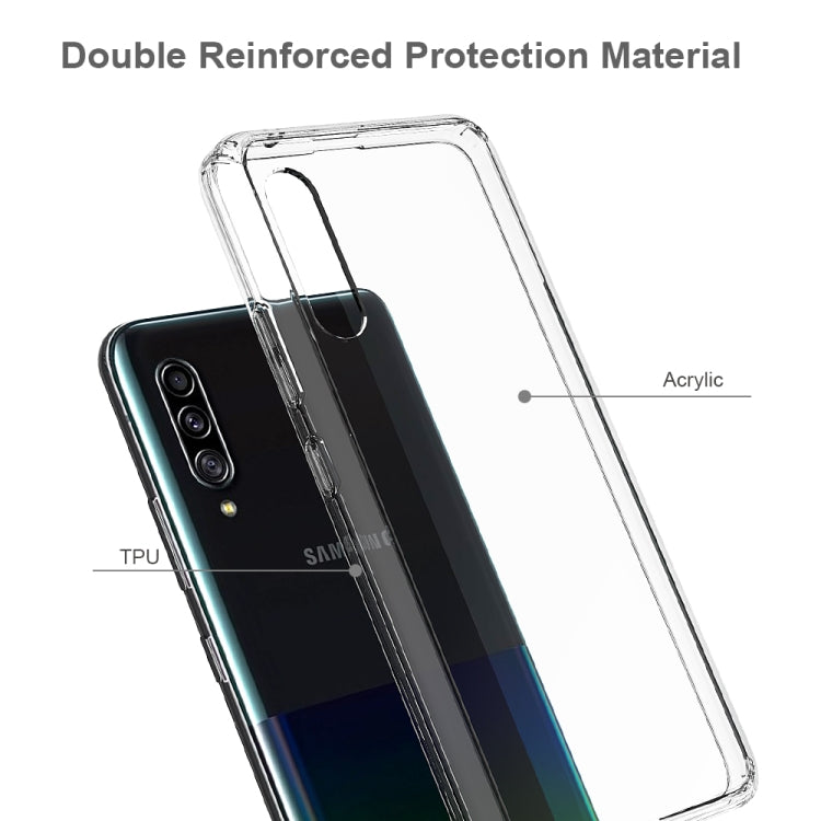 For Galaxy A90 5G Scratchproof TPU + Acrylic Protective Case