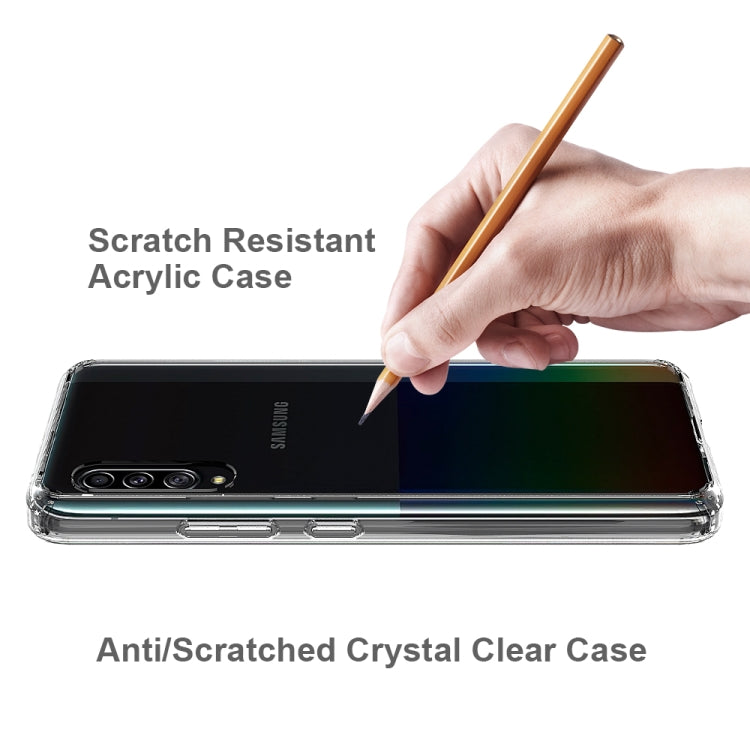 For Galaxy A90 5G Scratchproof TPU + Acrylic Protective Case