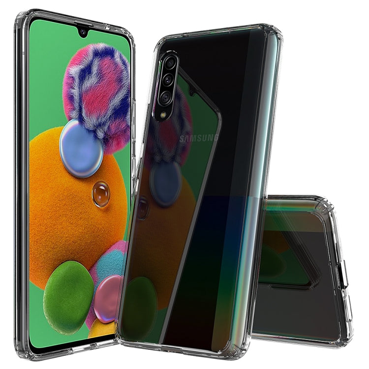For Galaxy A90 5G Scratchproof TPU + Acrylic Protective Case