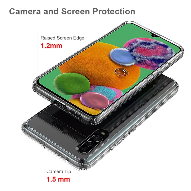 For Galaxy A90 5G Scratchproof TPU + Acrylic Protective Case