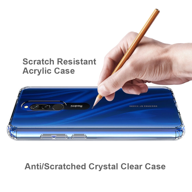 For Xiaomi Redmi 8 / 8A Scratchproof TPU + Acrylic Protective Case