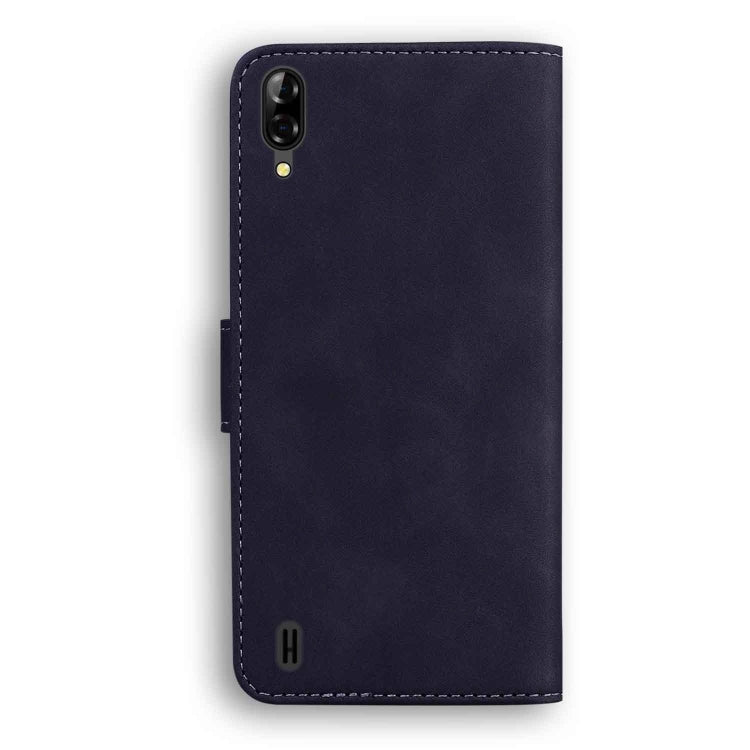 For Blackview A60 Skin Feel Pure Color Flip Leather Phone Case
