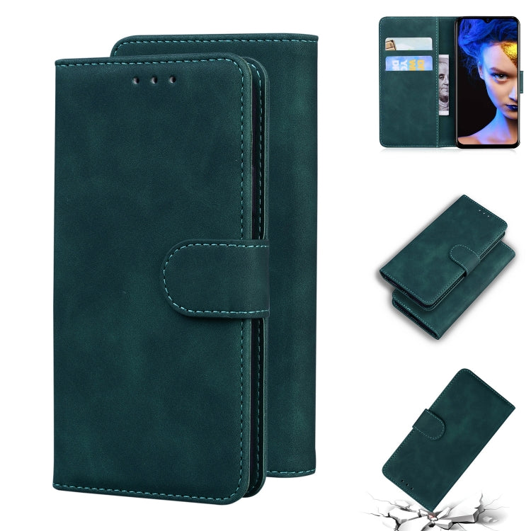 For Blackview A60 Skin Feel Pure Color Flip Leather Phone Case