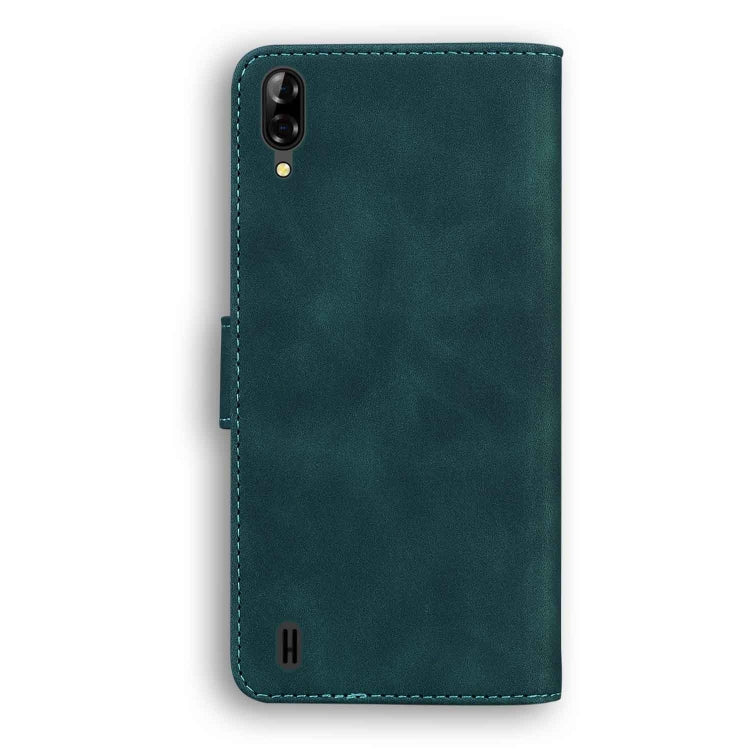 For Blackview A60 Skin Feel Pure Color Flip Leather Phone Case