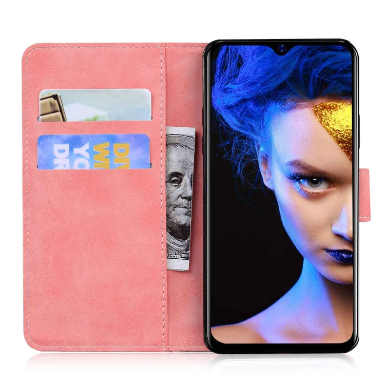 For Blackview A60 Skin Feel Pure Color Flip Leather Phone Case