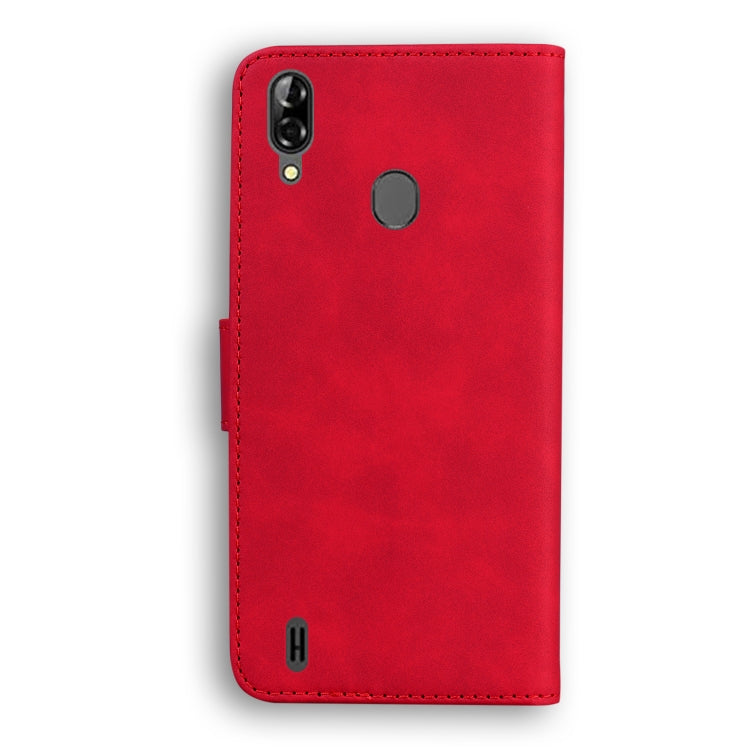For Blackview A60 Pro Skin Feel Pure Color Flip Leather Phone Case