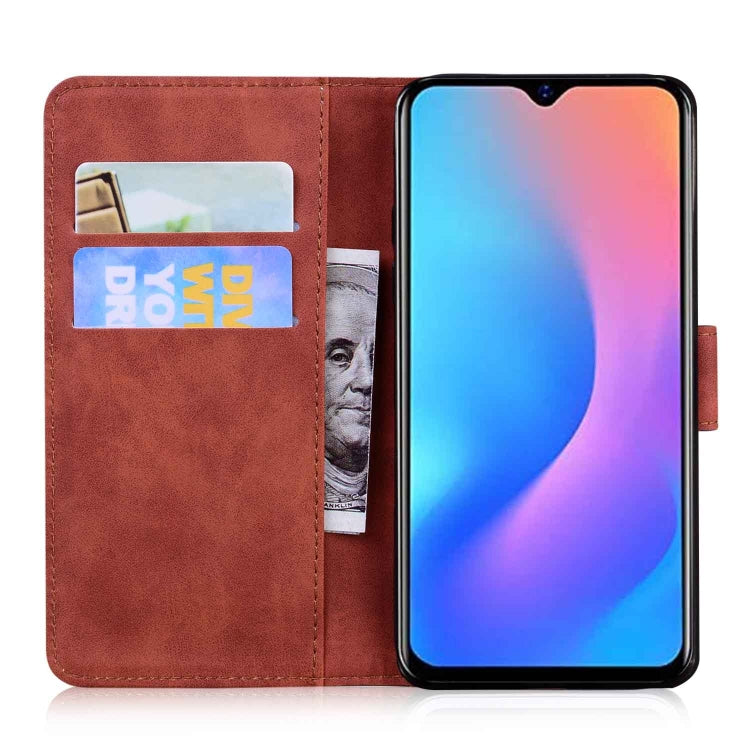 For Blackview A60 Pro Skin Feel Pure Color Flip Leather Phone Case