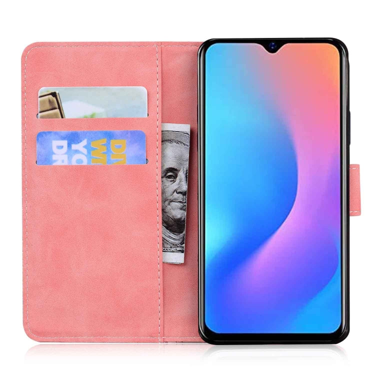 For Blackview A60 Pro Skin Feel Pure Color Flip Leather Phone Case