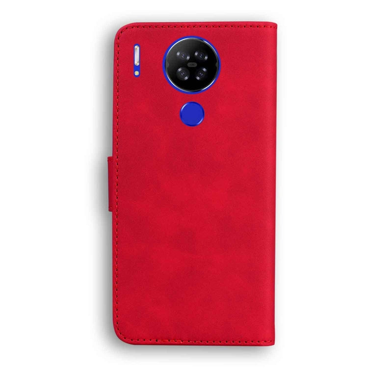For Blackview A80 Skin Feel Pure Color Flip Leather Phone Case