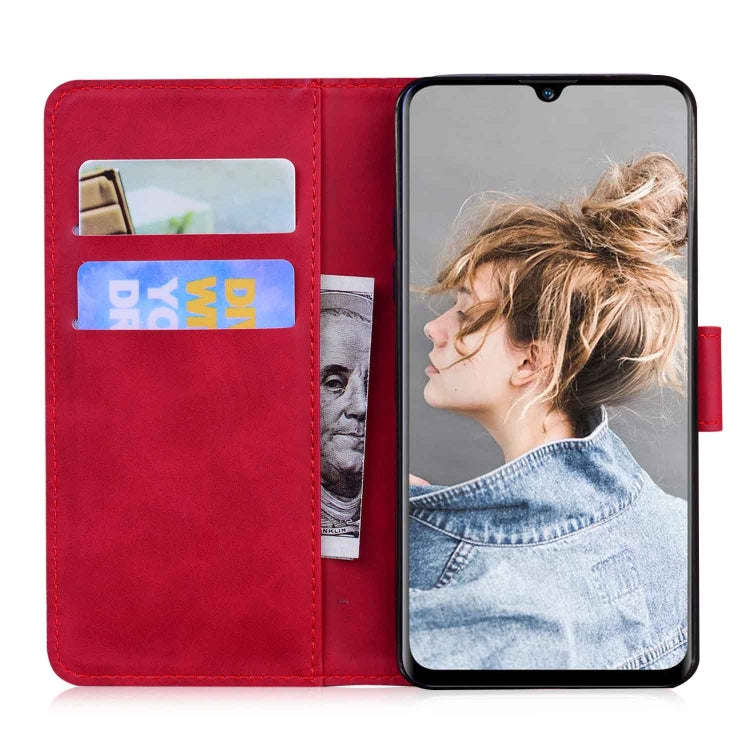 For Blackview A80 Skin Feel Pure Color Flip Leather Phone Case