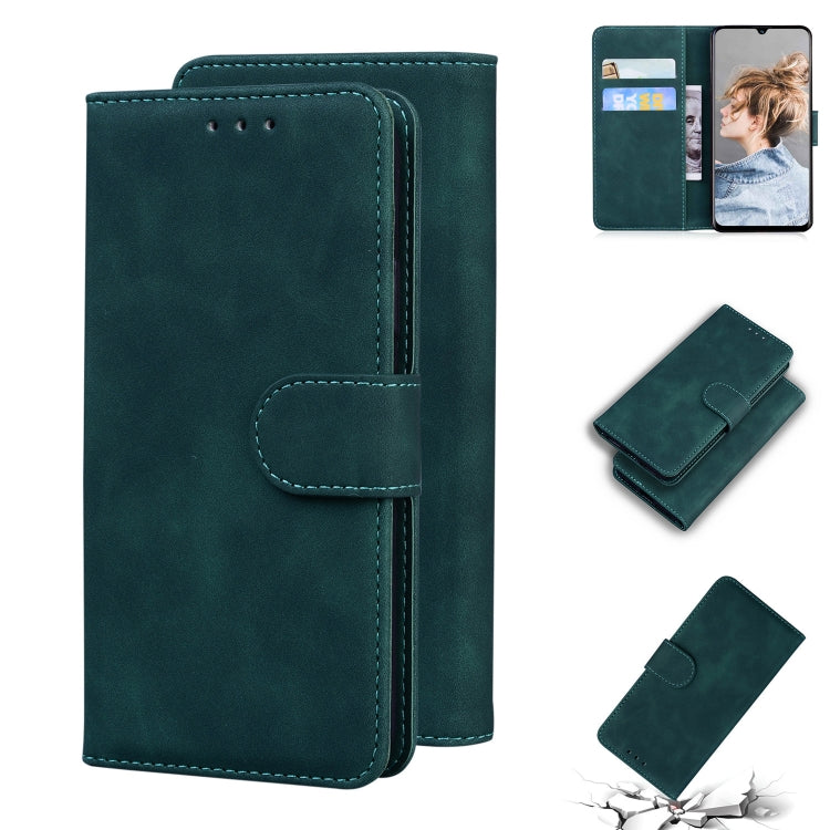 For Blackview A80 Skin Feel Pure Color Flip Leather Phone Case
