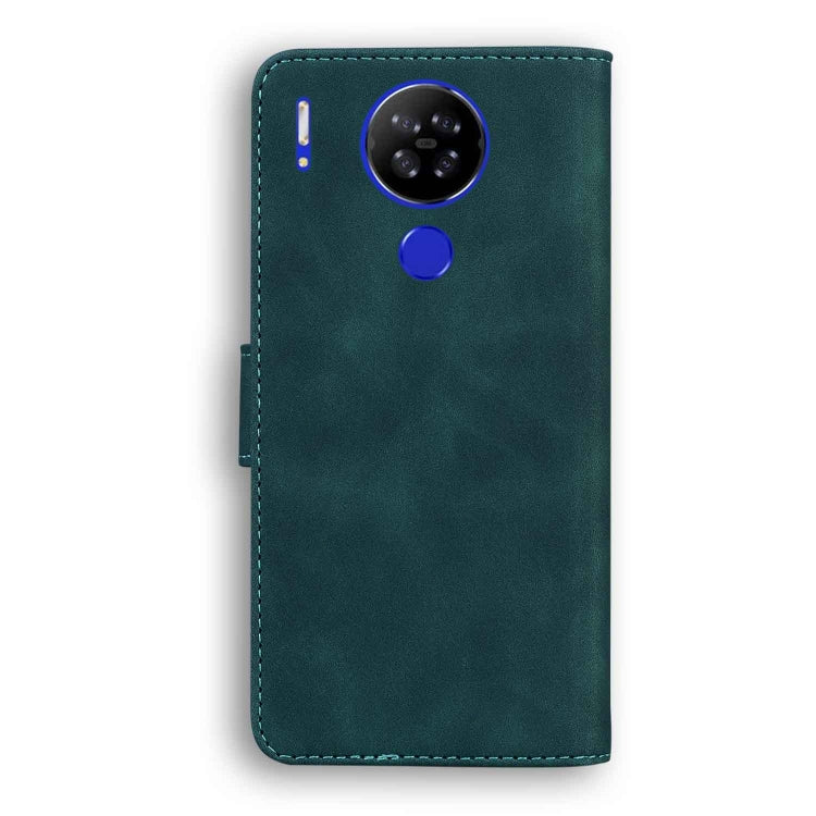 For Blackview A80 Skin Feel Pure Color Flip Leather Phone Case