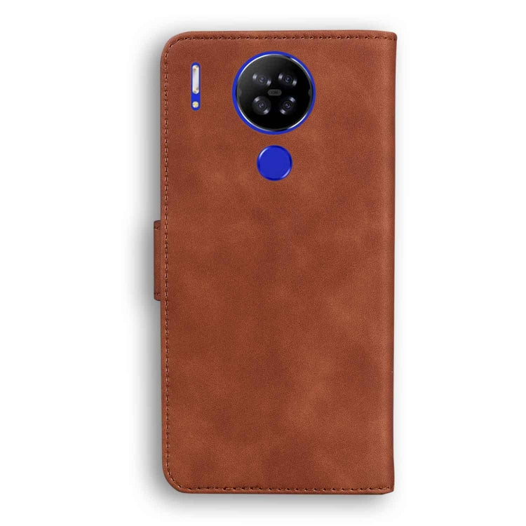 For Blackview A80 Skin Feel Pure Color Flip Leather Phone Case