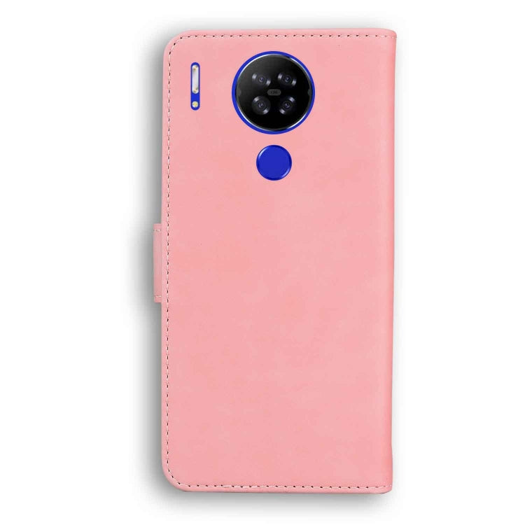 For Blackview A80 Skin Feel Pure Color Flip Leather Phone Case
