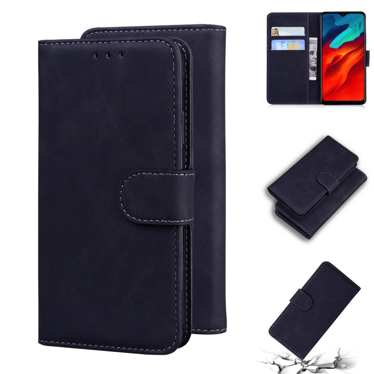For Blackview A80 Pro Skin Feel Pure Color Flip Leather Phone Case