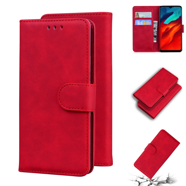 For Blackview A80 Pro Skin Feel Pure Color Flip Leather Phone Case