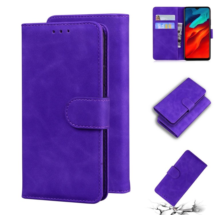 For Blackview A80 Pro Skin Feel Pure Color Flip Leather Phone Case