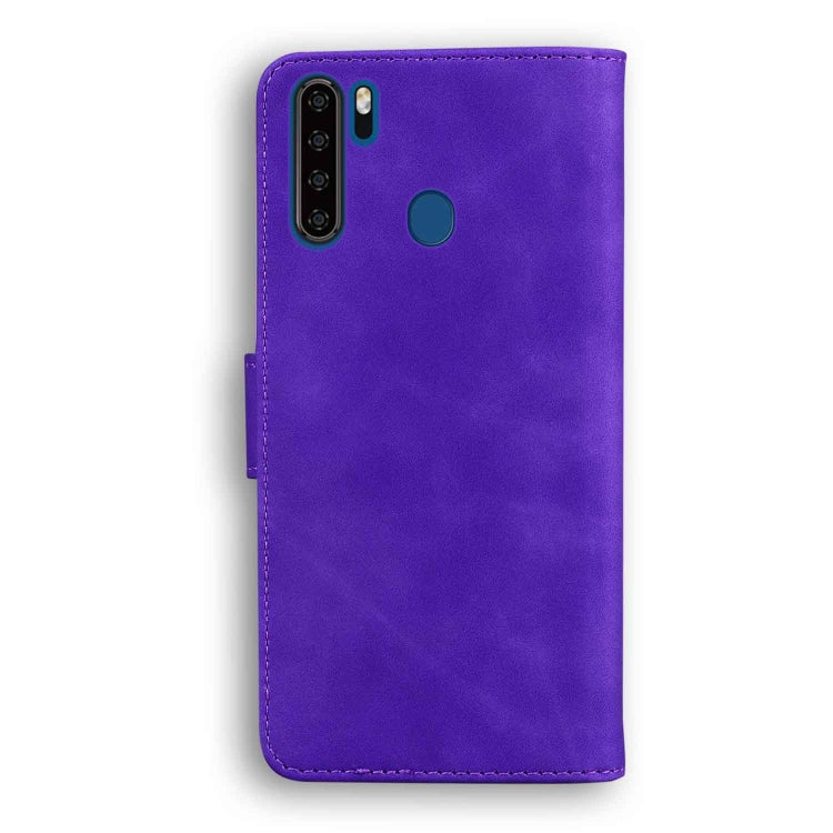 For Blackview A80 Pro Skin Feel Pure Color Flip Leather Phone Case