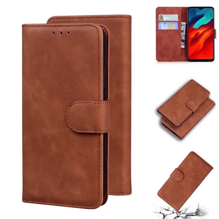 For Blackview A80 Pro Skin Feel Pure Color Flip Leather Phone Case