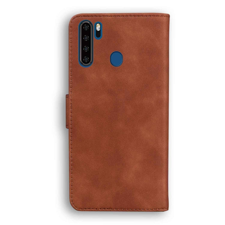 For Blackview A80 Pro Skin Feel Pure Color Flip Leather Phone Case