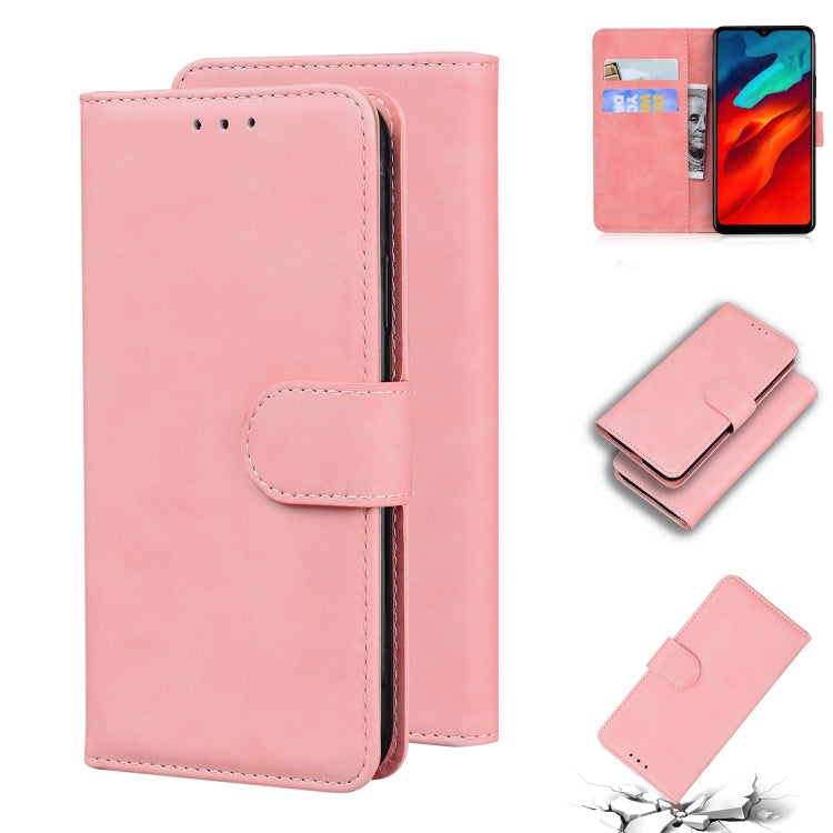For Blackview A80 Pro Skin Feel Pure Color Flip Leather Phone Case