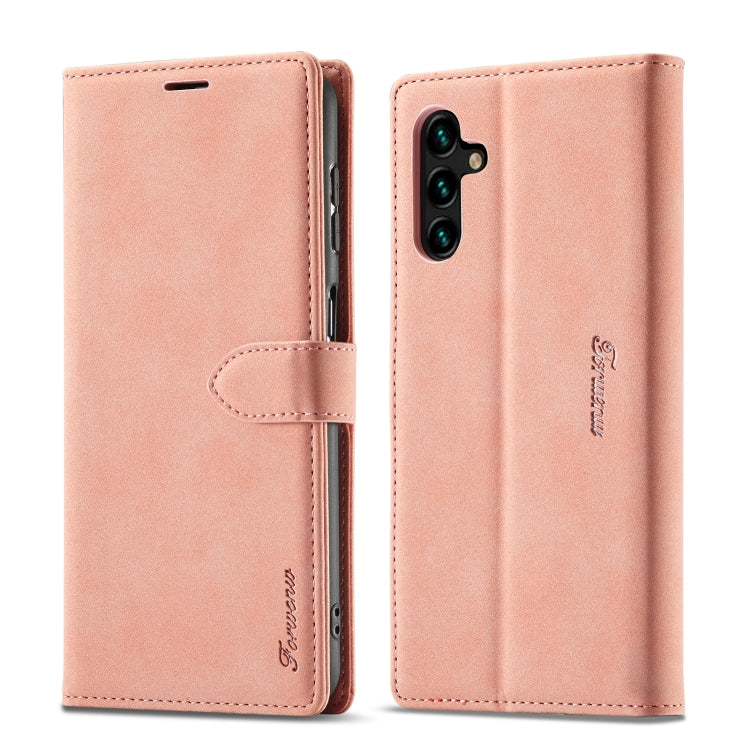 For Samsung Galaxy A13 5G Forwenw F1 Series Matte Strong Magnetism Leather Phone Case