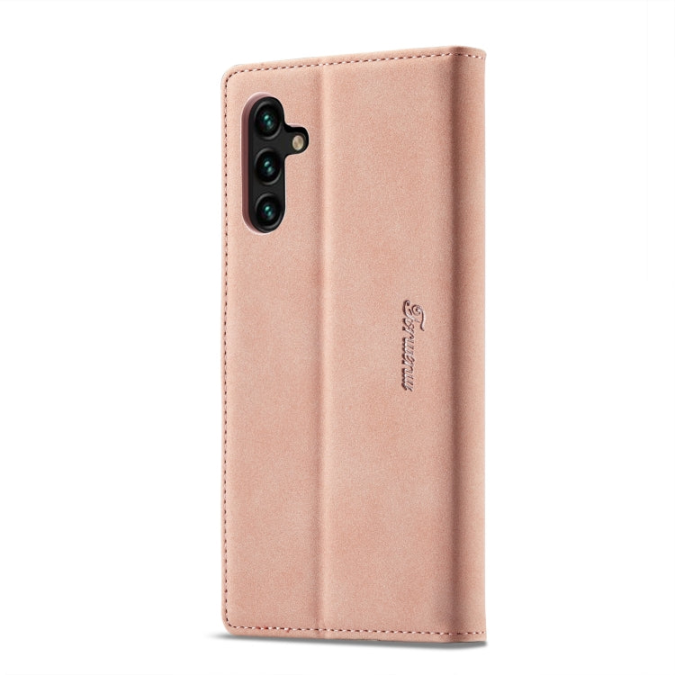 For Samsung Galaxy A13 5G Forwenw F1 Series Matte Strong Magnetism Leather Phone Case