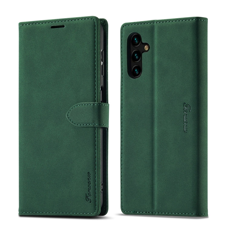 For Samsung Galaxy A13 5G Forwenw F1 Series Matte Strong Magnetism Leather Phone Case