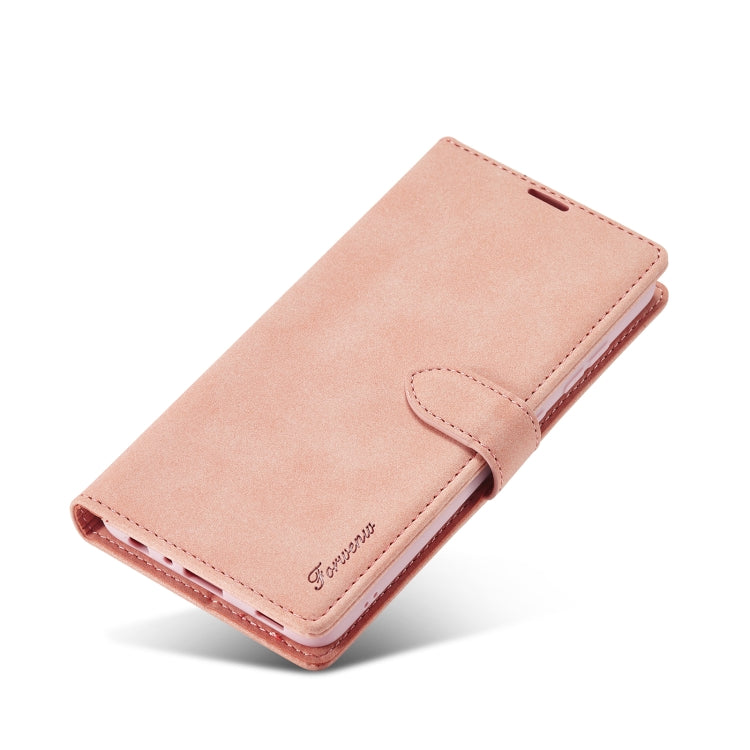 For Samsung Galaxy A52 Forwenw F1 Series Matte Strong Magnetism Leather Phone Case