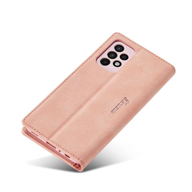 For Samsung Galaxy A52 Forwenw F1 Series Matte Strong Magnetism Leather Phone Case