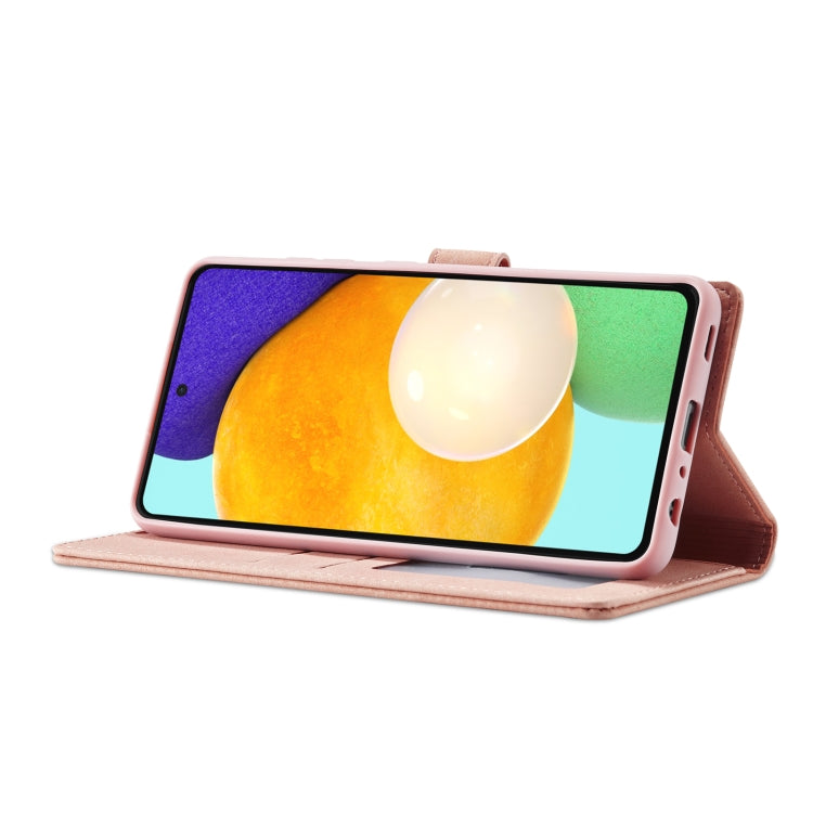 For Samsung Galaxy A52 Forwenw F1 Series Matte Strong Magnetism Leather Phone Case