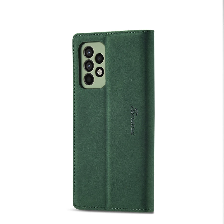 For Samsung Galaxy A52 Forwenw F1 Series Matte Strong Magnetism Leather Phone Case