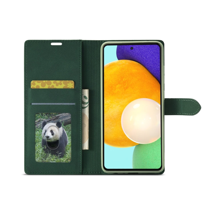 For Samsung Galaxy A52 Forwenw F1 Series Matte Strong Magnetism Leather Phone Case