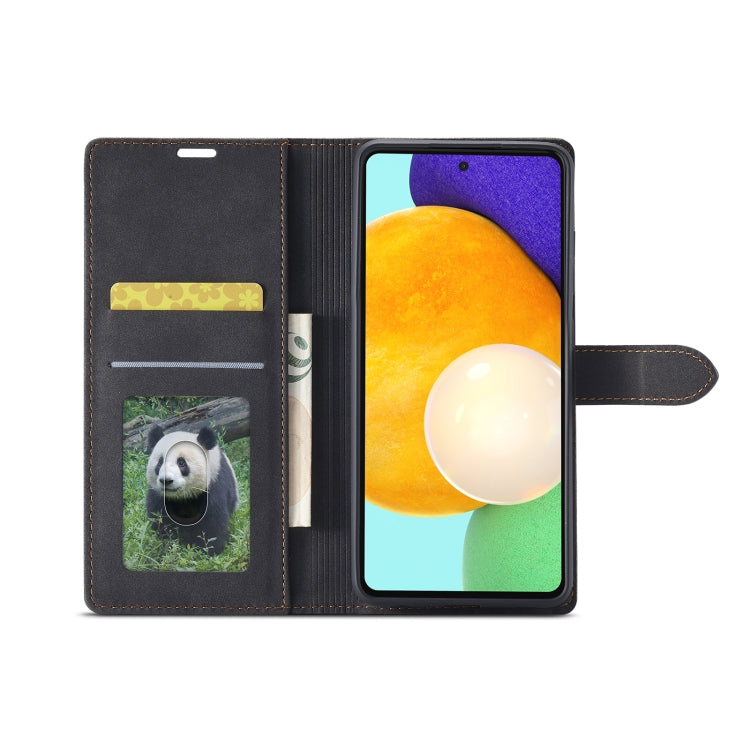 For Samsung Galaxy A52 Forwenw F1 Series Matte Strong Magnetism Leather Phone Case