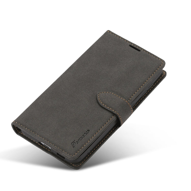 For Samsung Galaxy S22 5G Forwenw F1 Series Matte Strong Magnetism Leather Phone Case