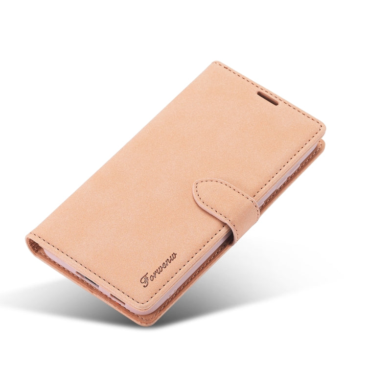 For Samsung Galaxy S21 FE 5G Forwenw F1 Series Matte Strong Magnetism Leather Phone Case