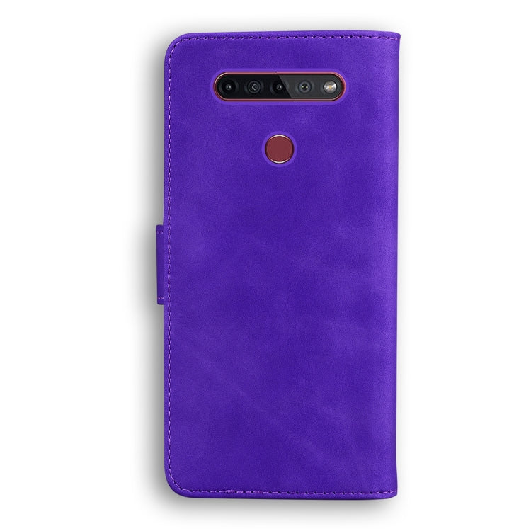 For LG K41S / K51S Skin Feel Pure Color Flip Leather Phone Case